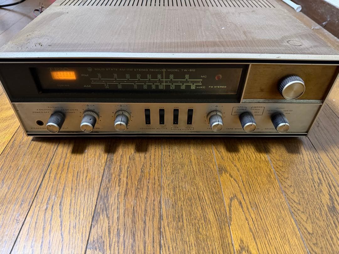 TRIO TW-510 AM/FMステレオレシーバー アンティーク】TRIO TW-510 AM/FMステレオレシーバー Yahoo