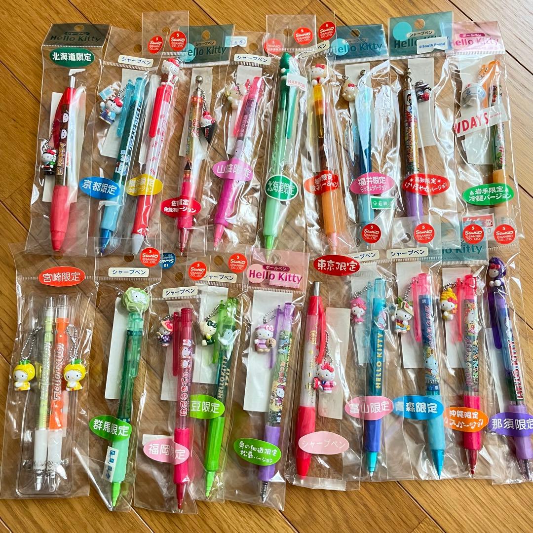 あ*い様 HELLO KITTY ハローキティ ご当地 シャーペン等　86個まと