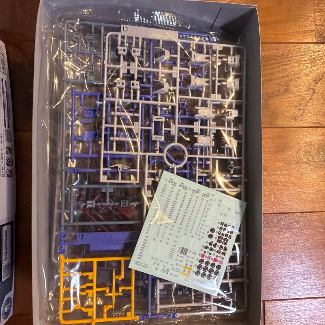 RG G-3ガンダム & ガンダムベース限定RX-78-2 武器セット未組み立て