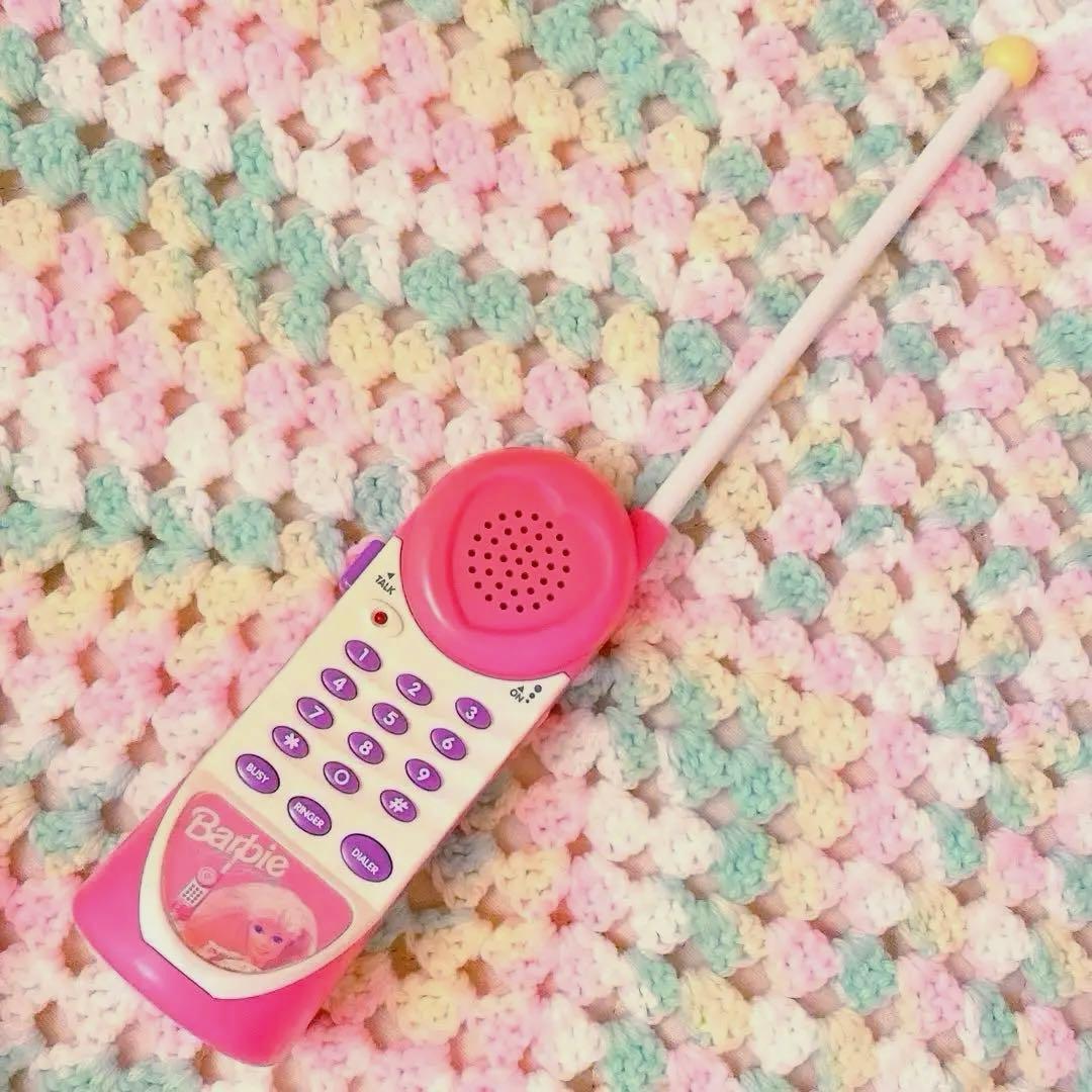 バービー トランシーバー 電話 携帯 おもちゃ レトロ 80年 90年代 平成