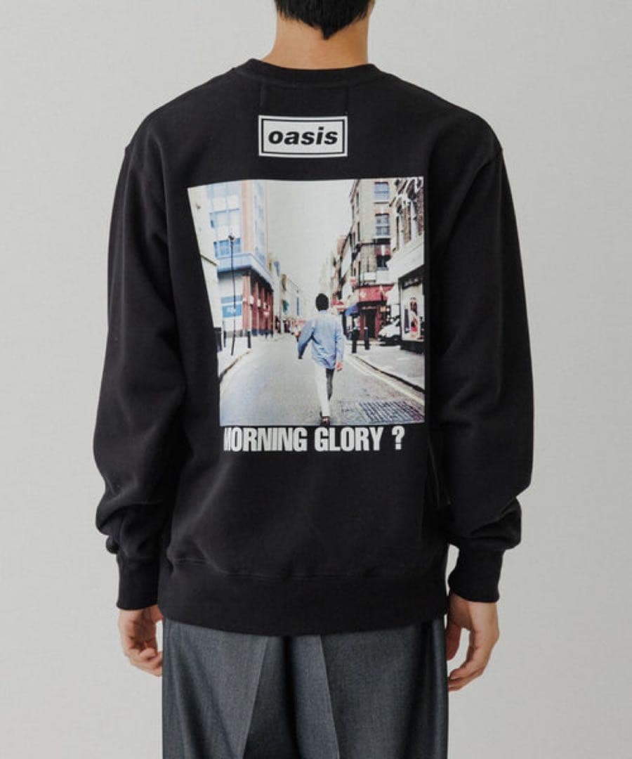 アダムエロペ Oasis Morning Glory スウェットブラック M あいこ※