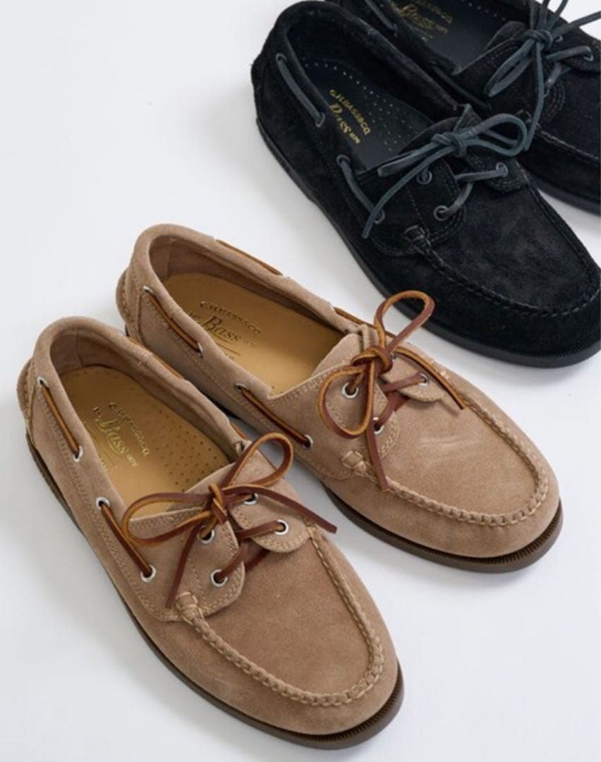 G.H.BASS×ユナイテッドアローズ　GLR 別注　スエードデッキシューズ