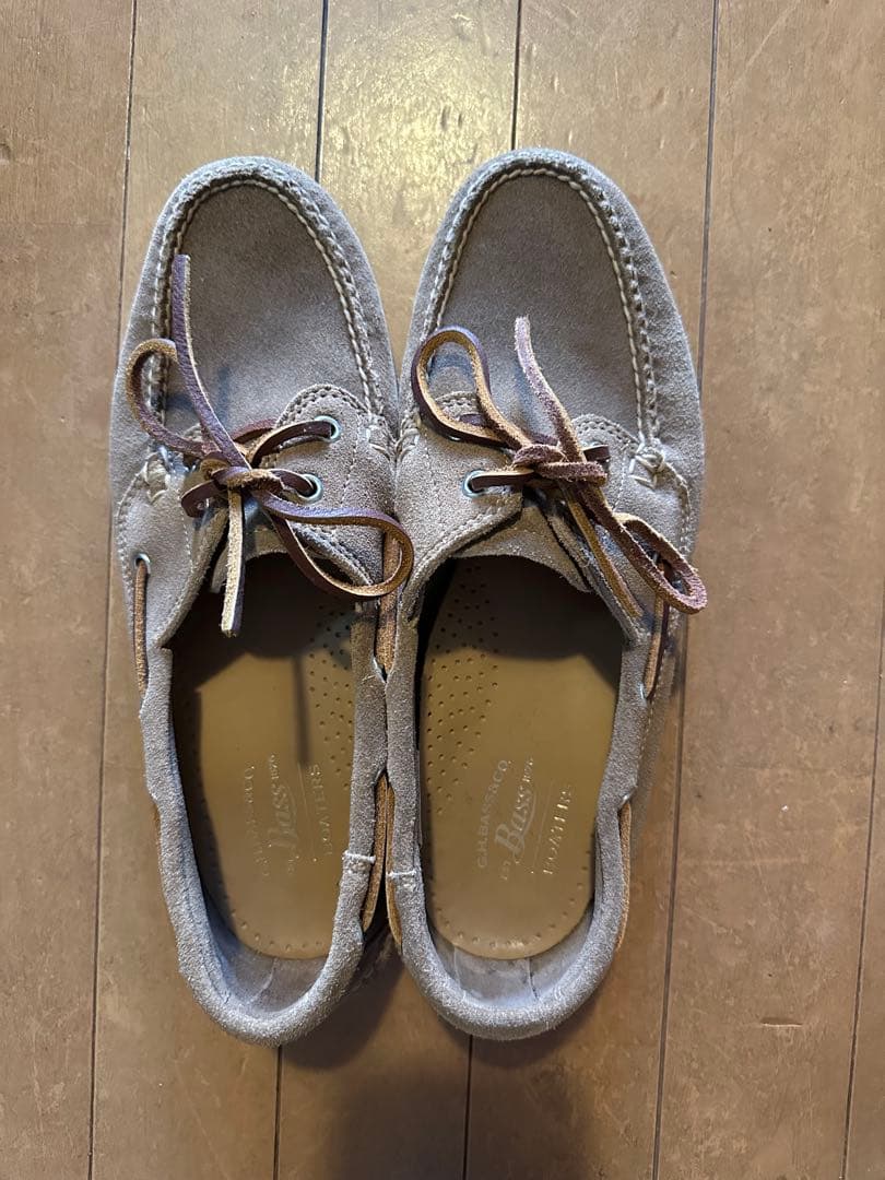 G.H.BASS×ユナイテッドアローズ　GLR 別注　スエードデッキシューズ