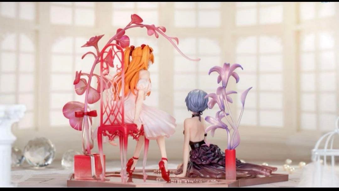 エヴァンゲリオン 綾波レイ　式波アスカ　ラングレー 花の言Ver. フィギュア