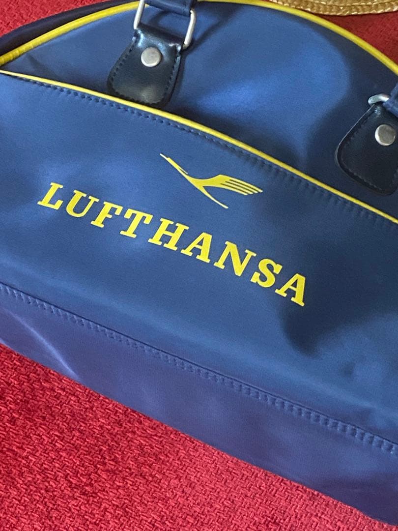 エアラインバックLUFTHANSA ドイツ航空会社ルフトハンザ ボストンバック