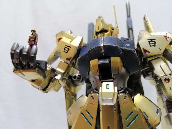 【ゴールドセット！】MG百式Ver2.0＆百式専用バイク