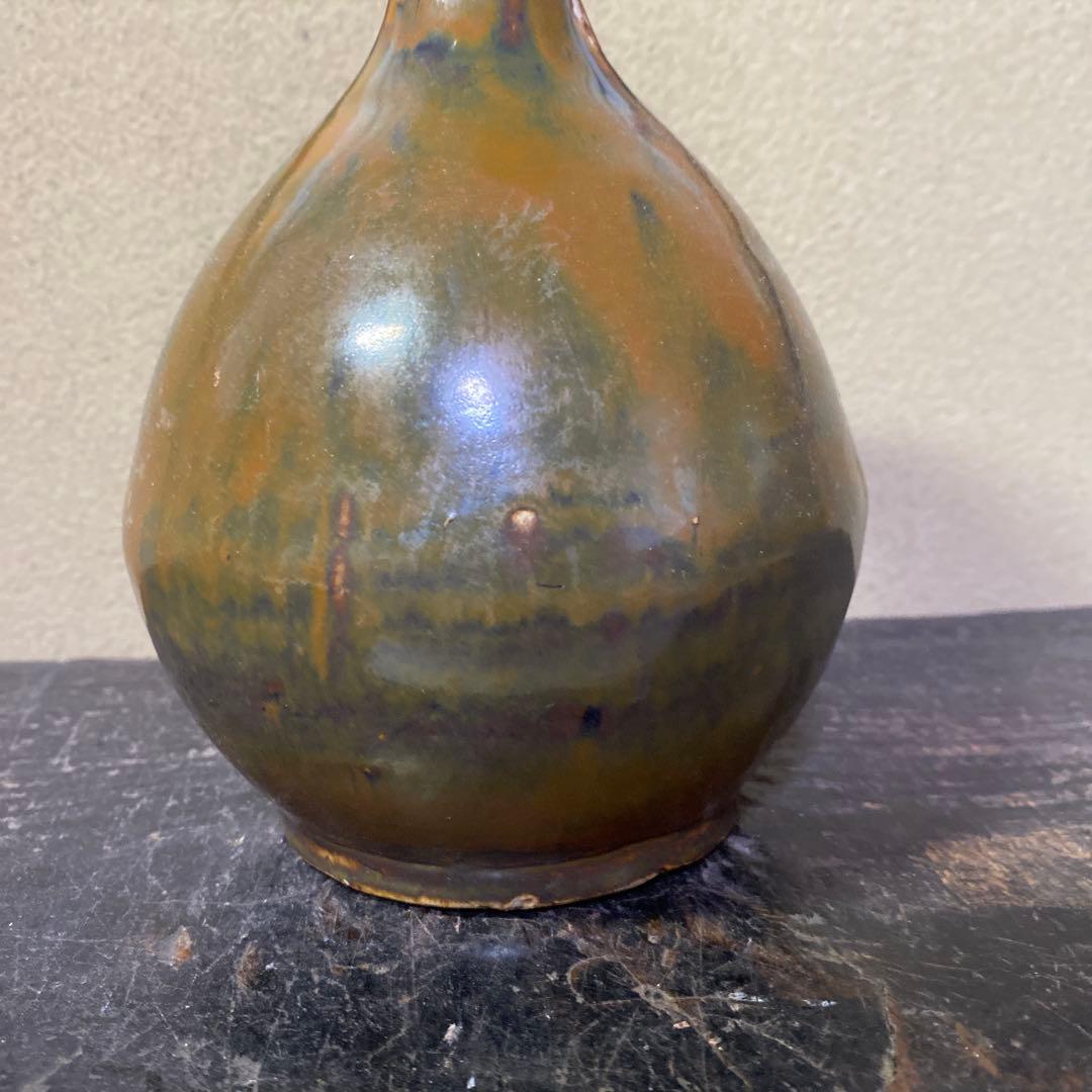 中国　古玩　河南天目徳利