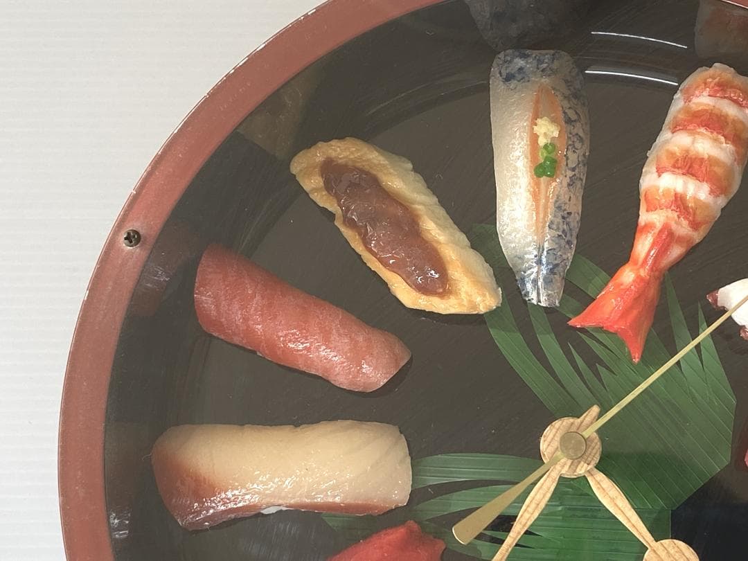 寿司サンプル　掛け時計