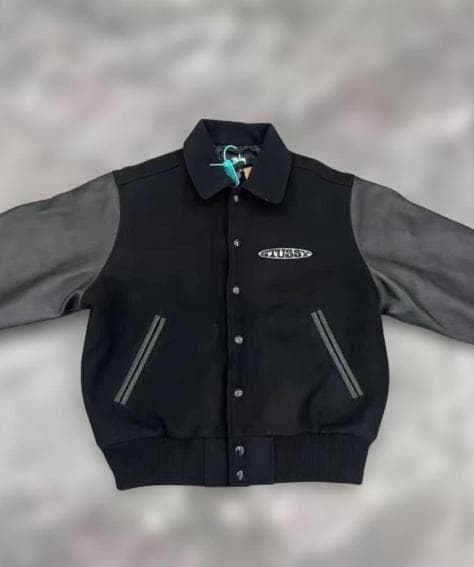 STUSSY 地球儀バーシティジャケット 25FW メンズ Mサイズ