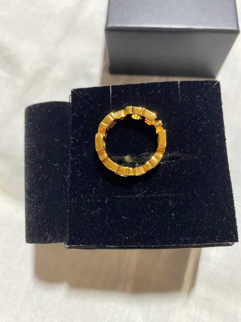 美品　VERSACE リング　ゴールド　17号