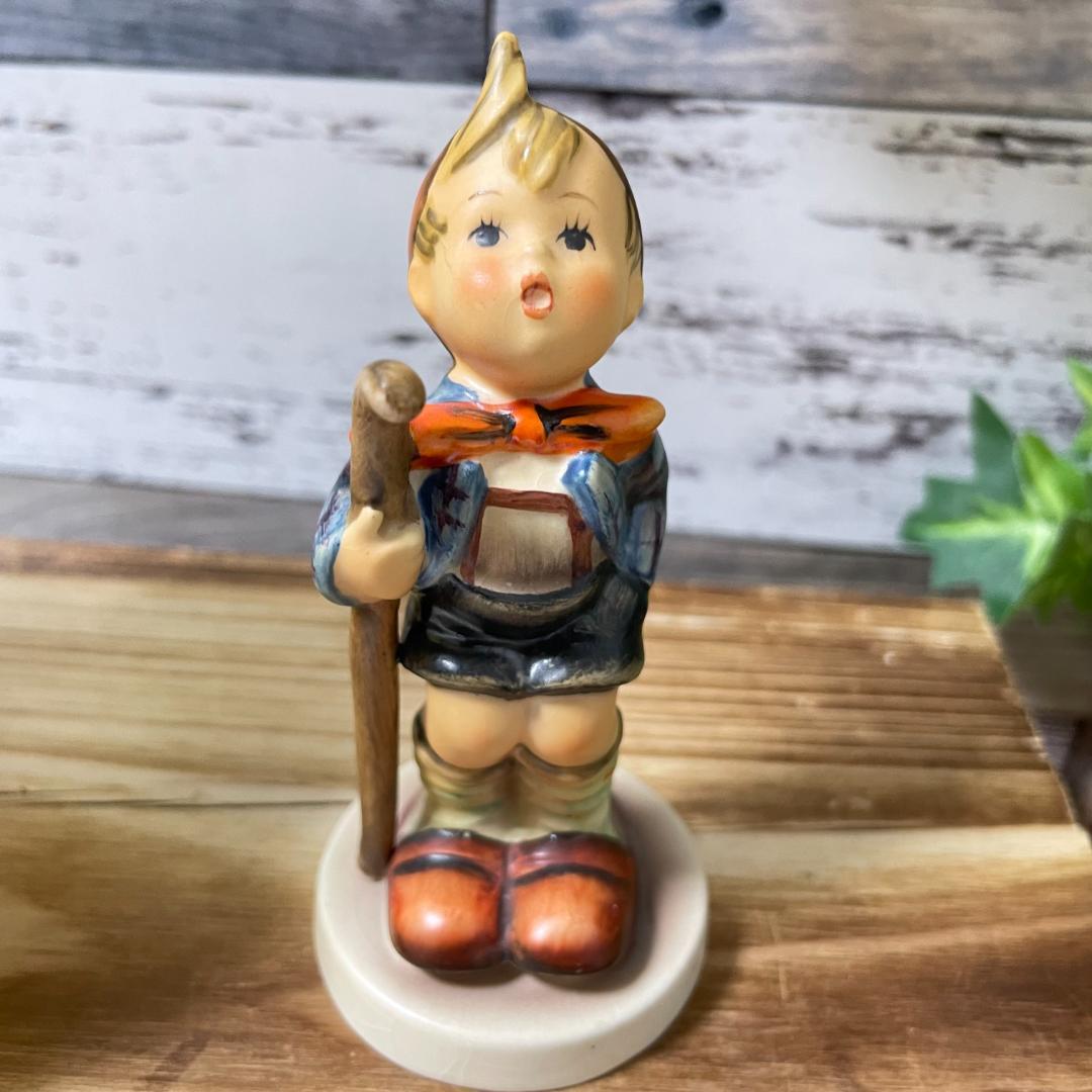 リトル・ハイカー フンメル 人形 ドイツ ゲーベル goebel 置物 陶磁器