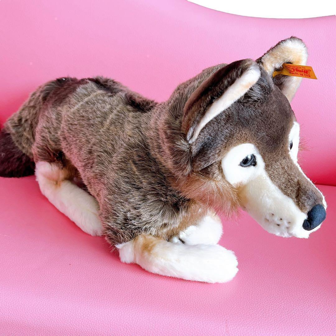 大特価 シュタイフ 正規品 オオカミ スノリー ぬいぐるみ 希少 40cm