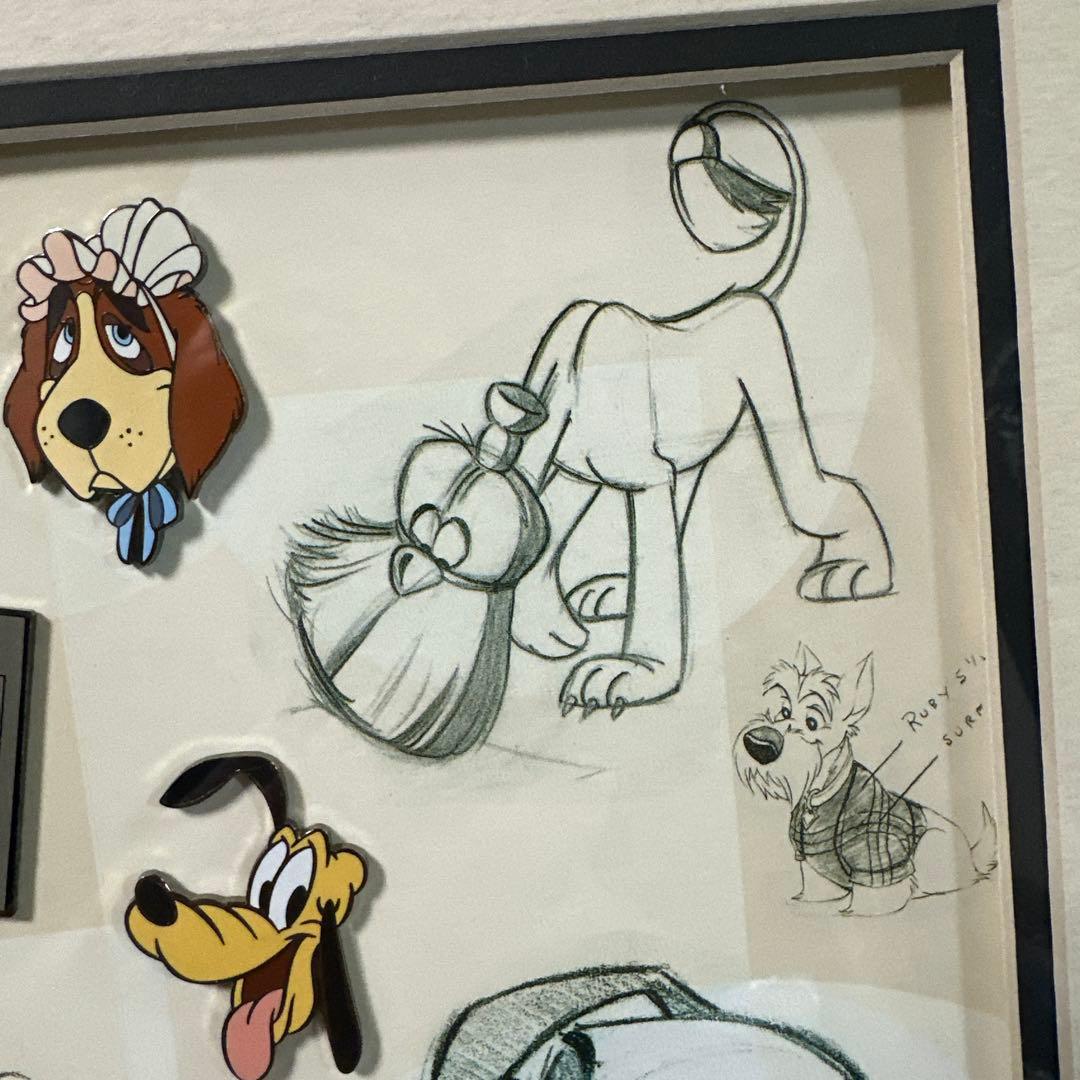 2002ディズニー犬のキャラクターピンズフレーム