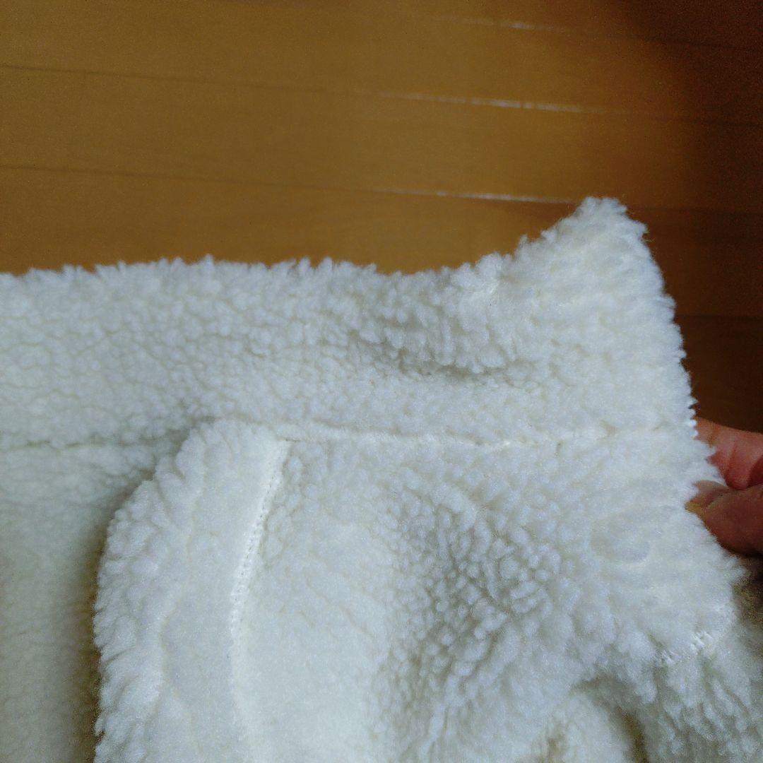 ノースフェイス　白色ボアジャケット