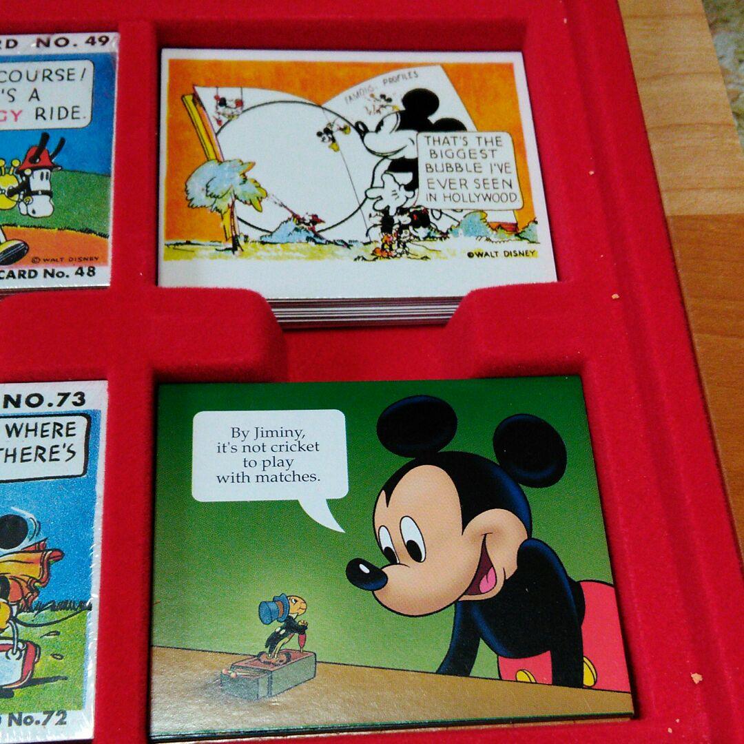 ミッキーマウス　ピクチャーカード　アルバムセット