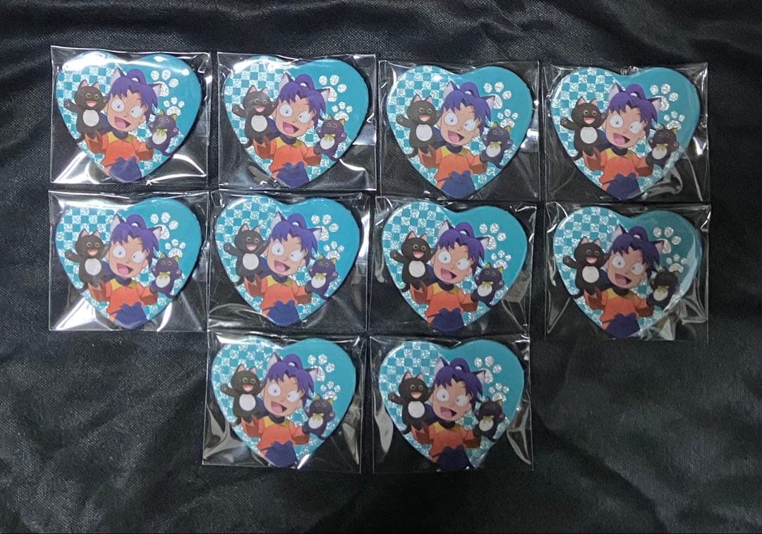 忍たま乱太郎 ナンジャタウン ハート缶バッジ 摂津のきり丸 10点セット