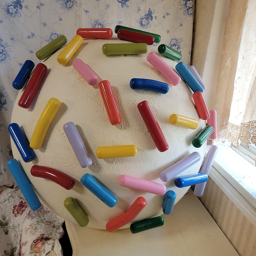 巨大スイーツオブジェ カップケーキ型置物 最長径69cm イベント展示使用品