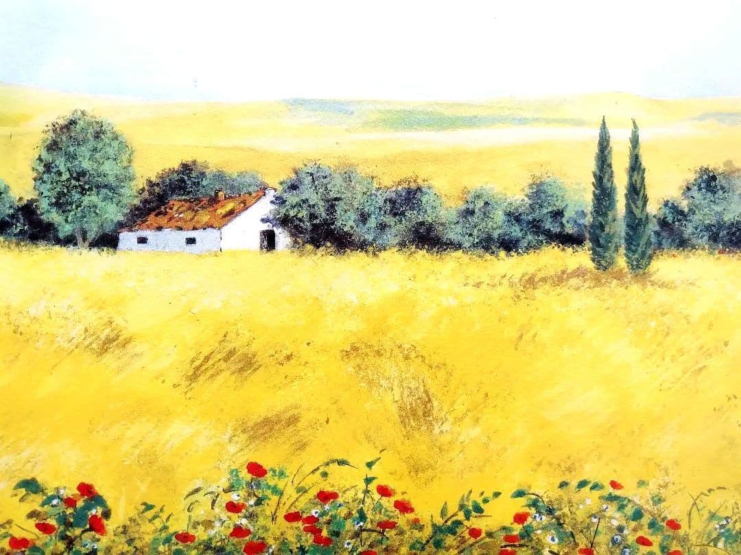 イタリア風景画　 横長サイズ　版画15/99