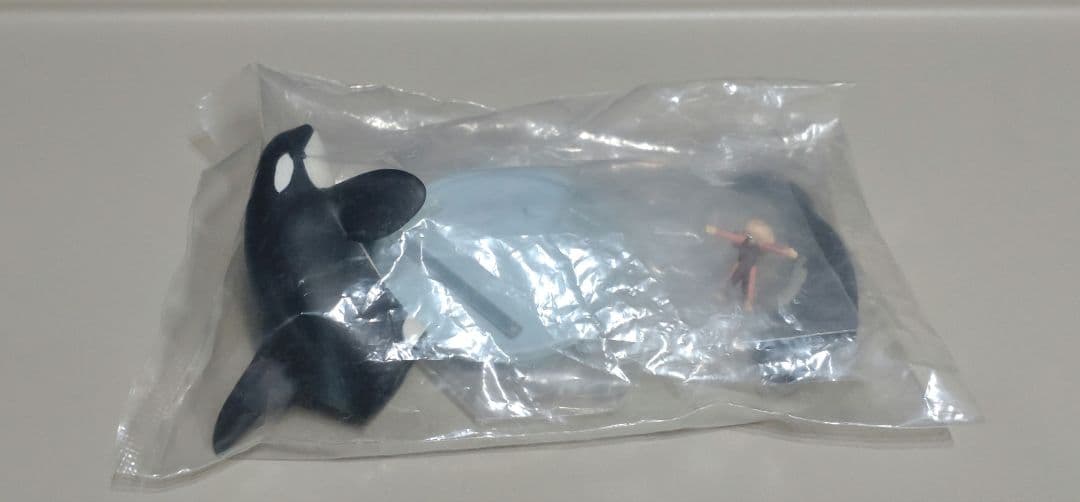 未開封あり。よつばと！しろとくろのどうぶつフィギュアセット 7体