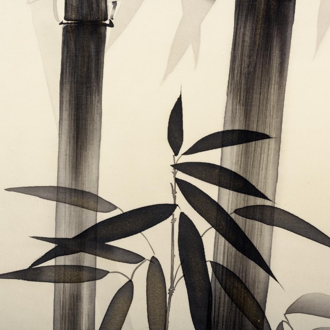 F10 肉筆水彩日本画 『雀』 高級木製額縁付属 外寸約713×638mm