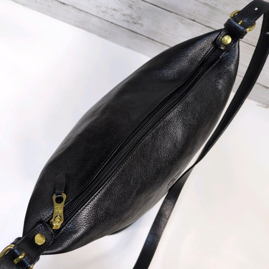美品 イルビゾンテ ショルダーバッグ バケツ ハンドバッグ 2way シボ