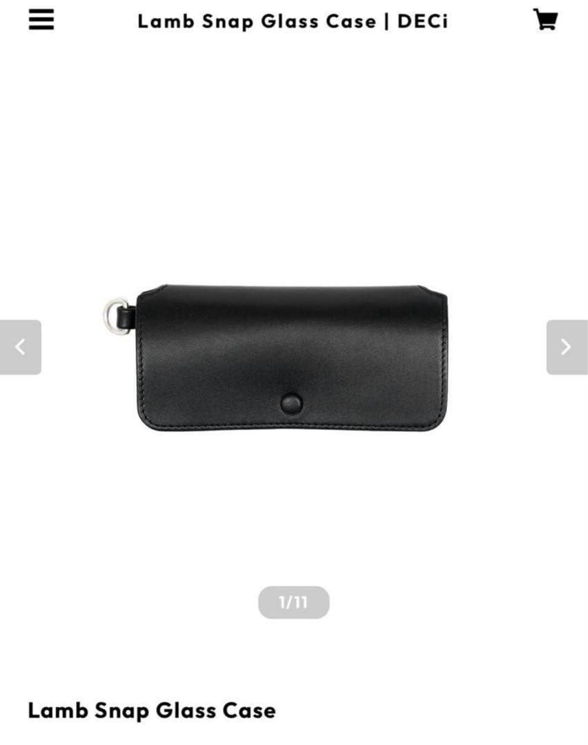 財布・ケース・小物入れ Lamb Snap Glass Case DECi OVY by yuya