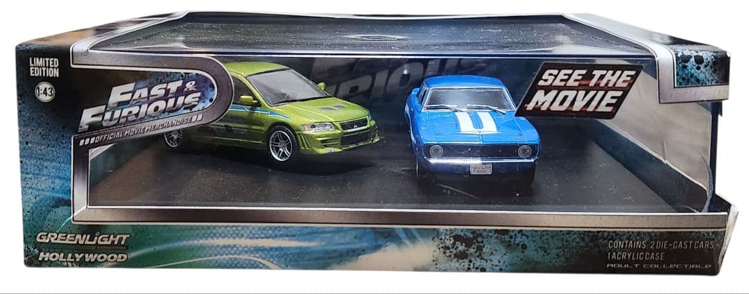 ミニカー GREENLIGHT Fast & Furious Camaro&Lancer