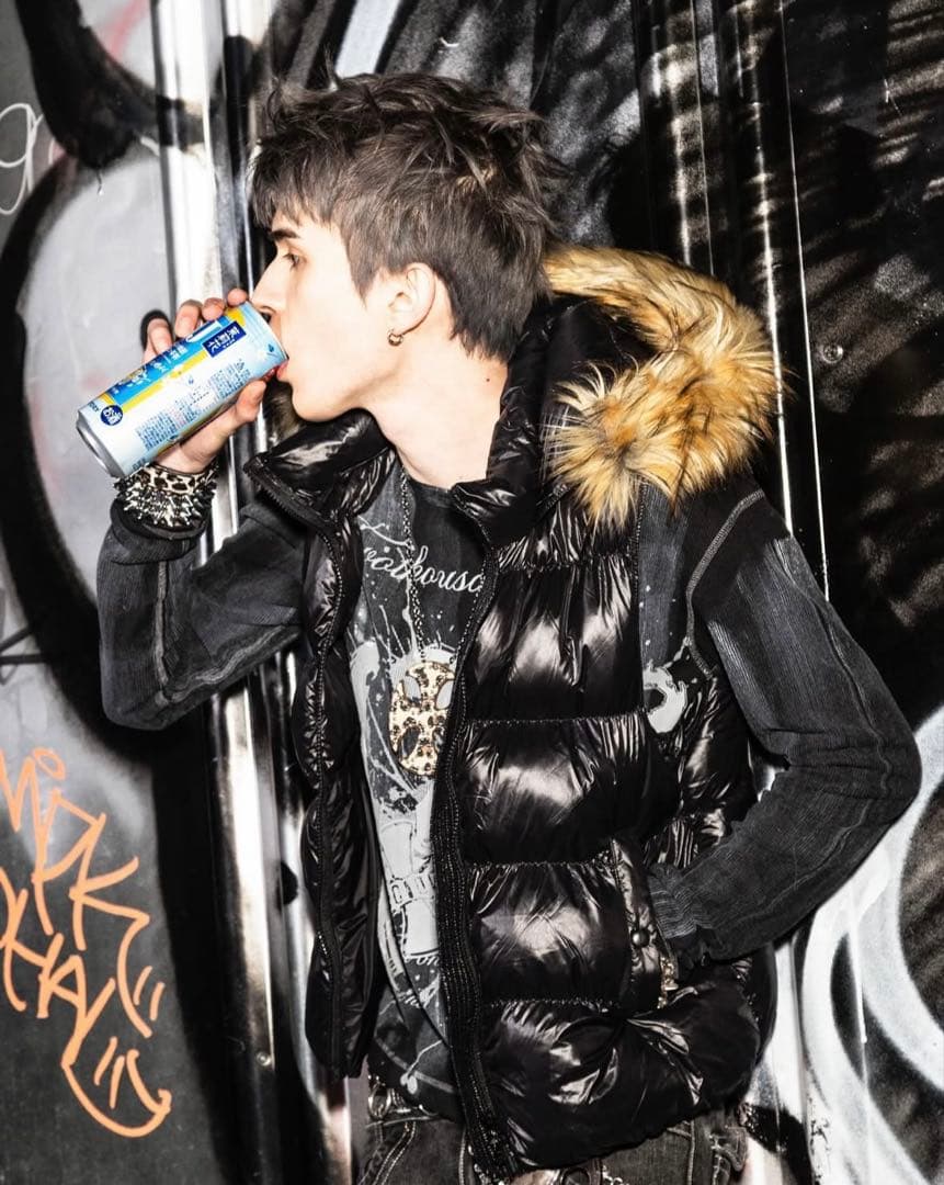 【新品未使用・タグ付き】2002 King Fur Down Vest sサイズ