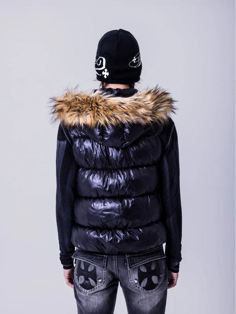 【新品未使用・タグ付き】2002 King Fur Down Vest sサイズ