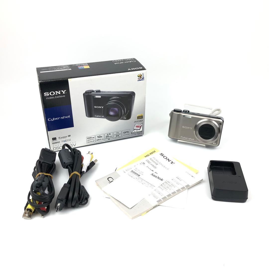 極美品】SONY DSC-HX5V ゴールド Cyber-shot コンデジ