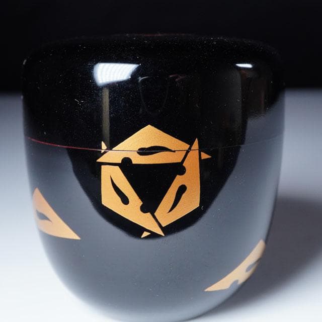 初瀬川柳庵出世鱗蒔絵中棗即中斎 御書付茶道具表千家茶器鱗鶴