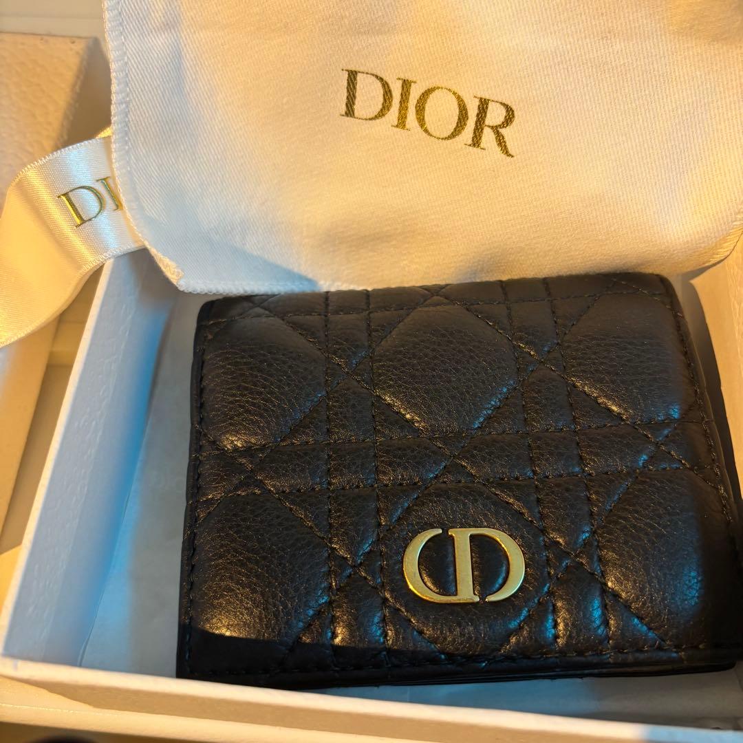Dior ウォレット ミニ 財布 二つ折り 折り財布 DIOR | 【コインケース付き】2つ折りウォレット ディオール グラビティ