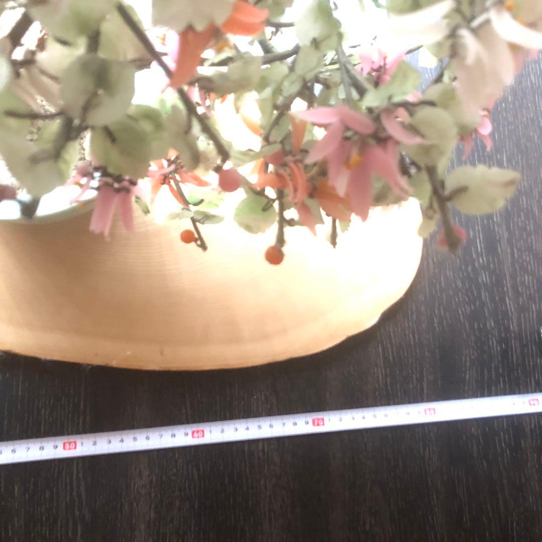 ガラス細工 玉石盆栽 フラワーベース インテリア 置き物 植木 盆栽