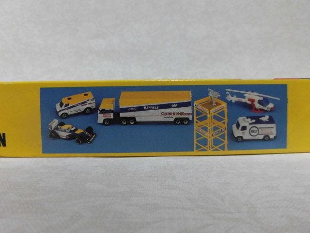 ナイジェル マンセル 1/64 F1 トランスポーター バン ヘリコプター