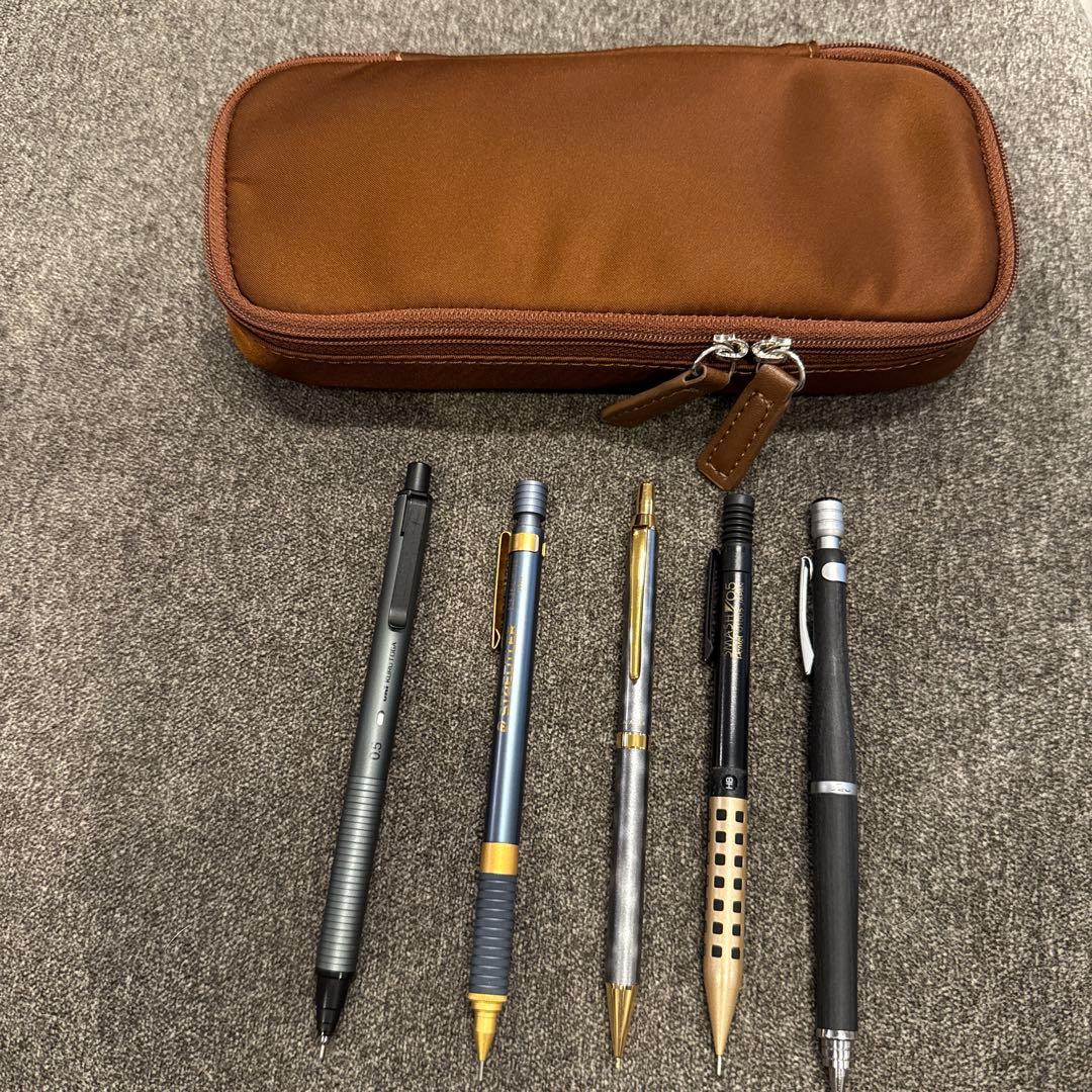 未使用 ボナンペン スタビライズドウッド シャープペンシル 真鍮金具