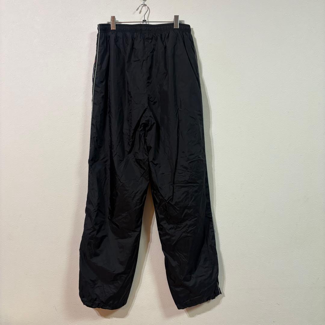 【ECKO UNLTD】ラインロゴ　ウインドブレーカー上下セット　メンズＸＬ　黒