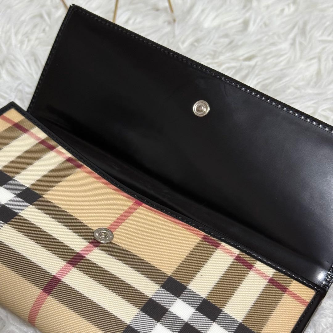 ⭐️未使用級⭐️ バーバリー ノバチェック 長財布 ユニセックス 折り
