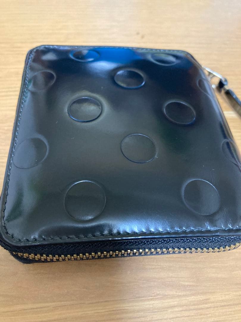 コムデギャルソン　ドット　二つ折りラウンドファスナー折ザイフ