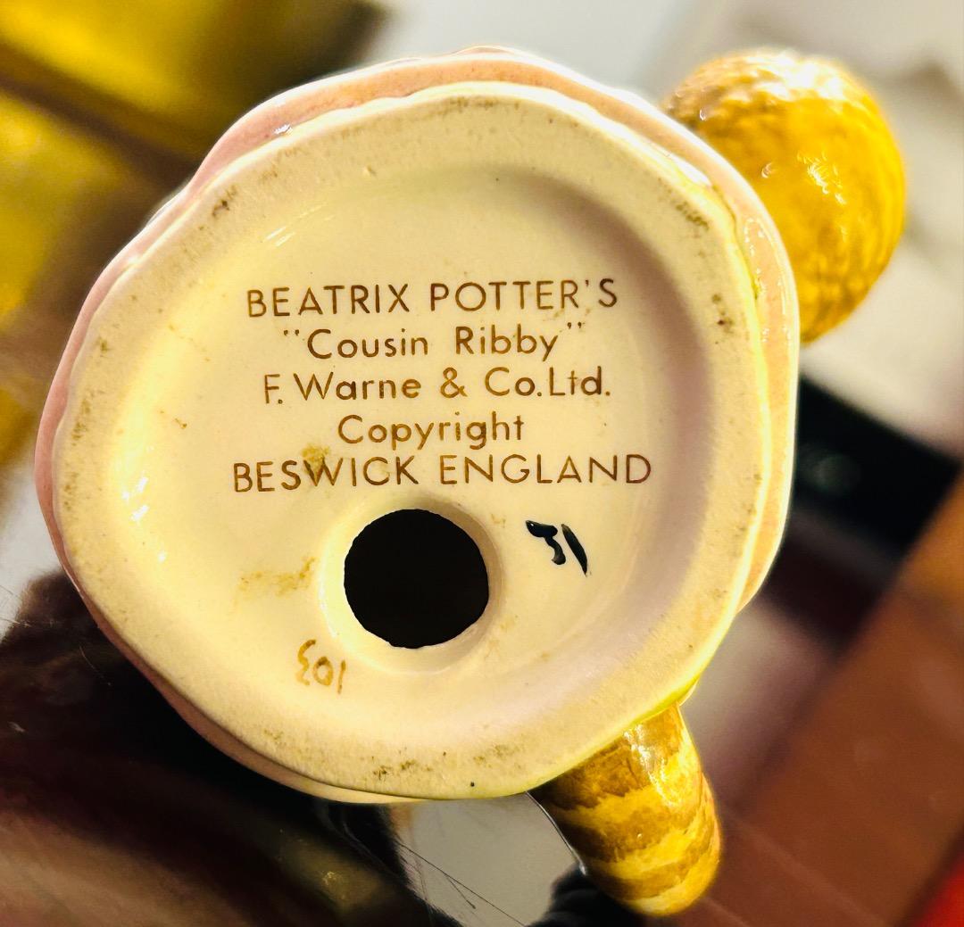 ビアトリクスポター ピーターラビット 猫のリビー COUSIN RIBBY
