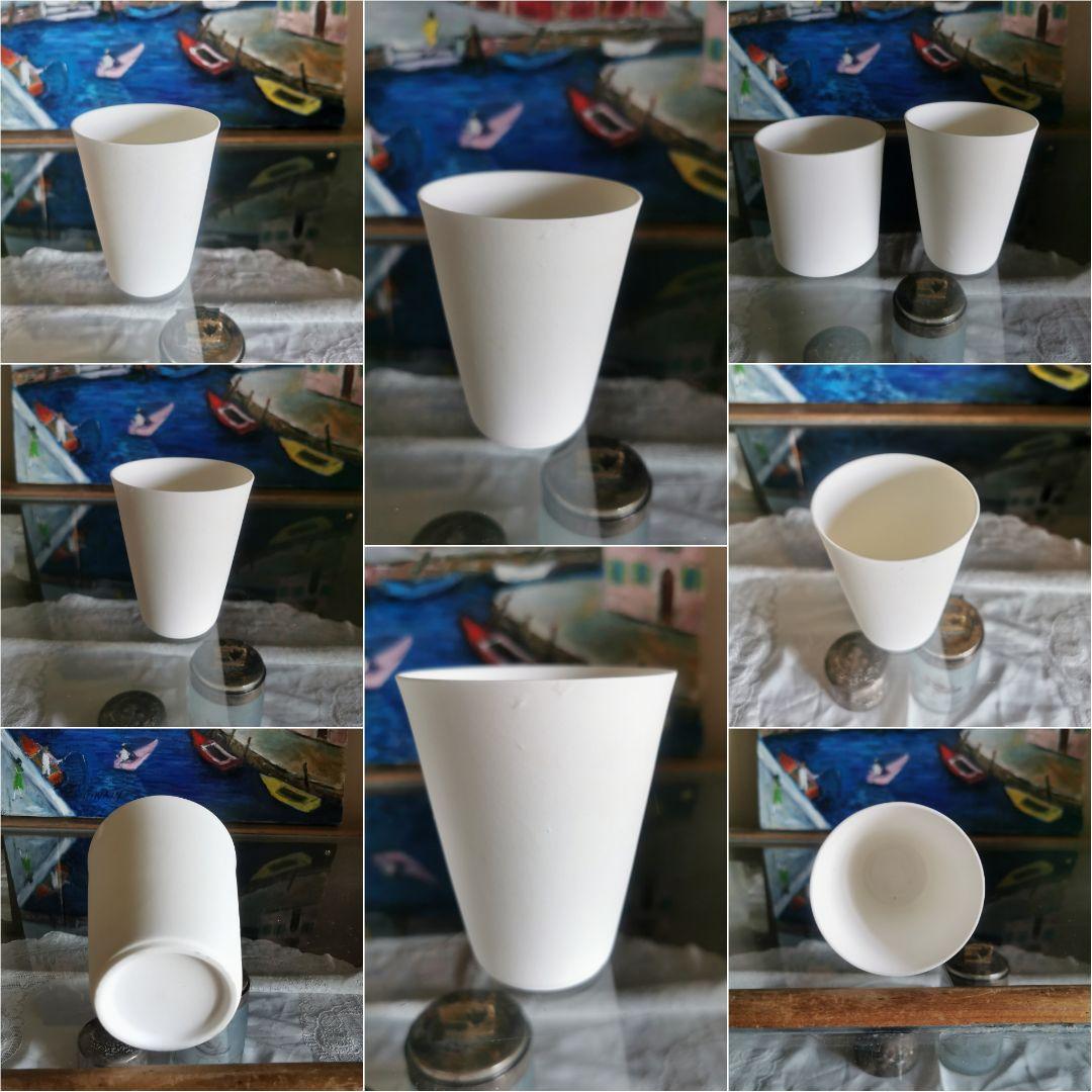 黒田泰蔵？ 白磁 端正な酒器 カップ オブジェ WASASABI購入 2客セット