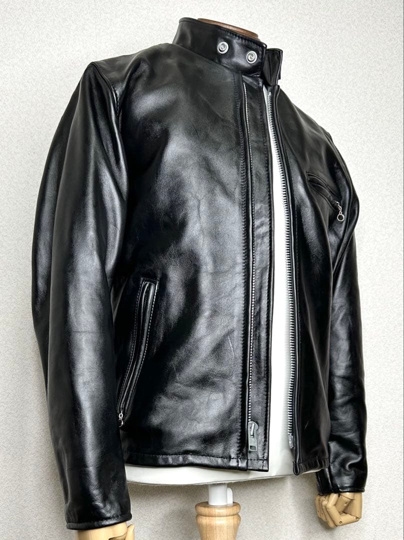 ⑤schott 641 米国製【36】 ハーレーgpzショベルninja革ジャン