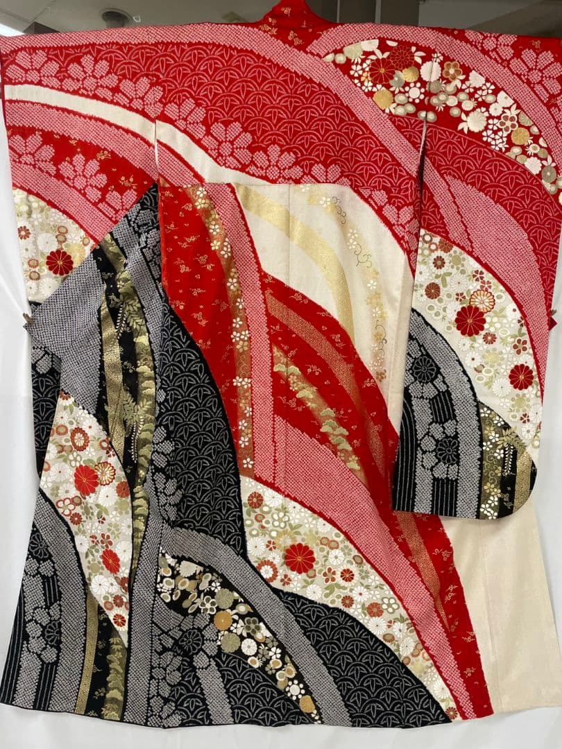 WA-Modern】正絹 桶絞り 京友禅 振袖7点フルセット - メルカリ