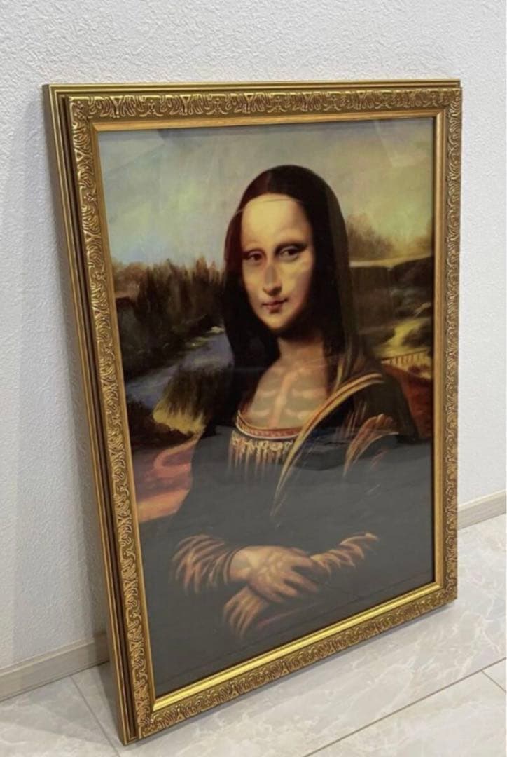 レア絵画レオナルドダヴィンチモナリザ骸骨テンダーロインクーティーコアファイター