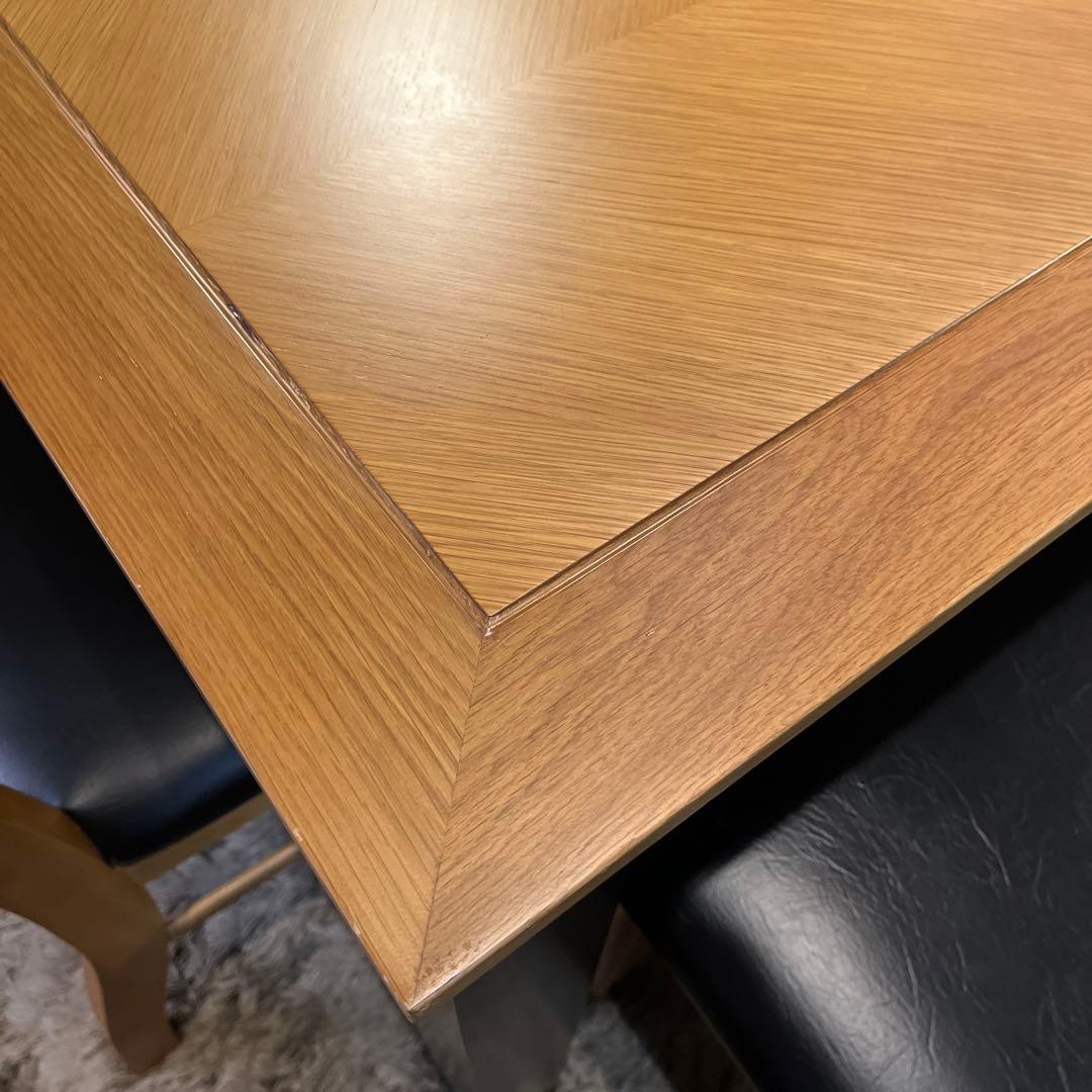 リュウ Sale ヴィンテージ ヘリンボーンデザインダイニングテーブル北欧