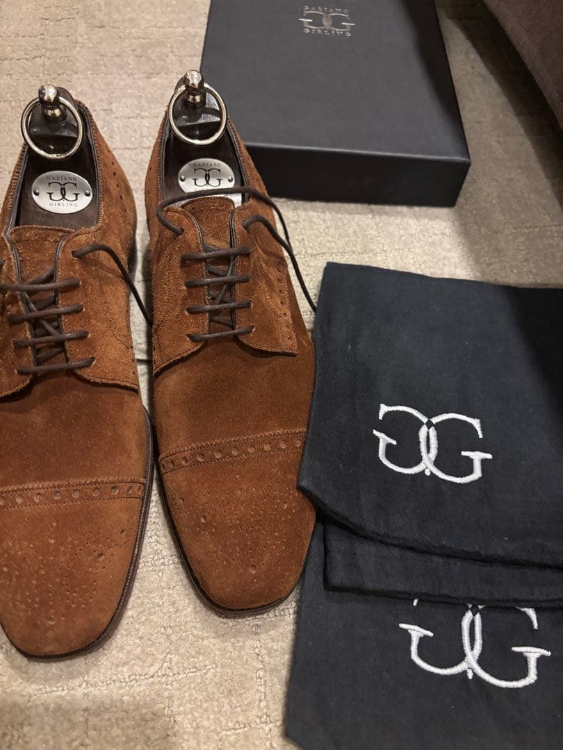 Gaziano Girling Buccleuch ポロスエード 6E