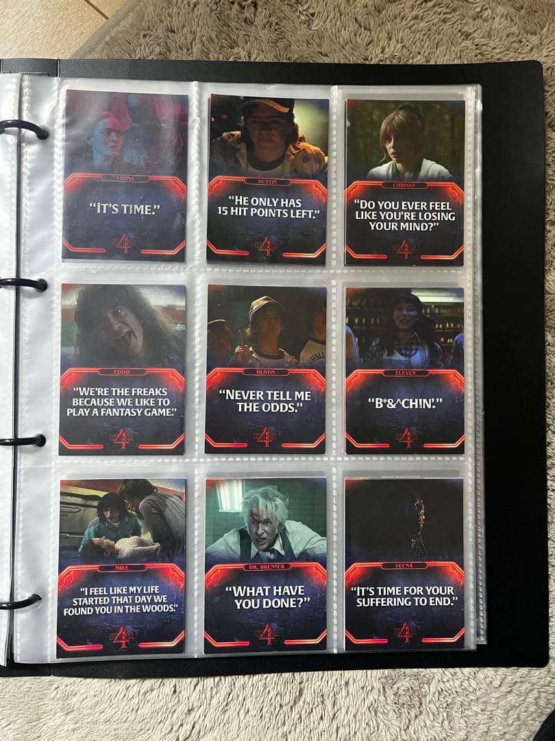 ストレンジャー・シングス トレーディングカードセット