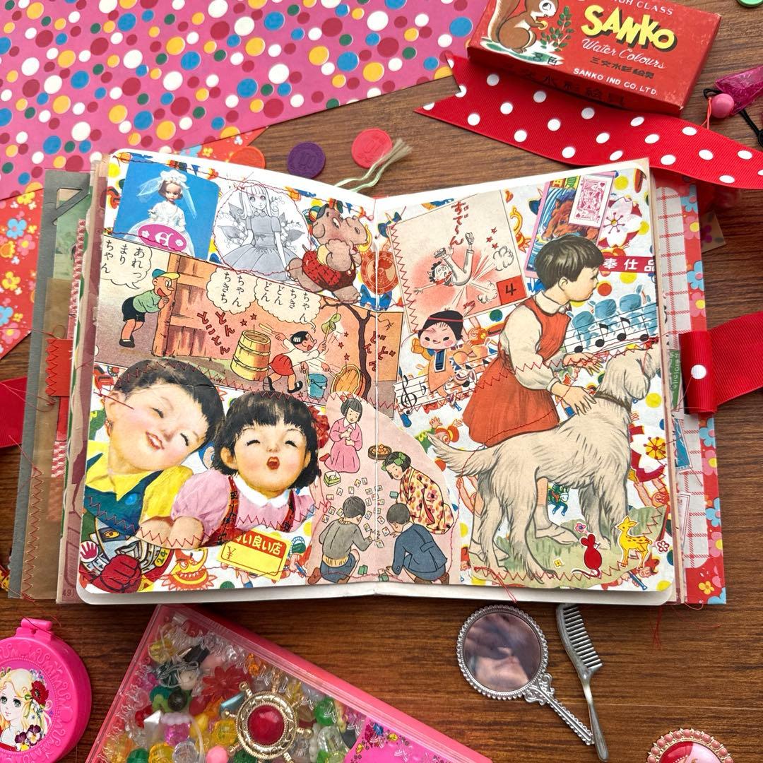 【RIkA】 昭和レトロ ジャンクジャーナル ラベル 紙モノ