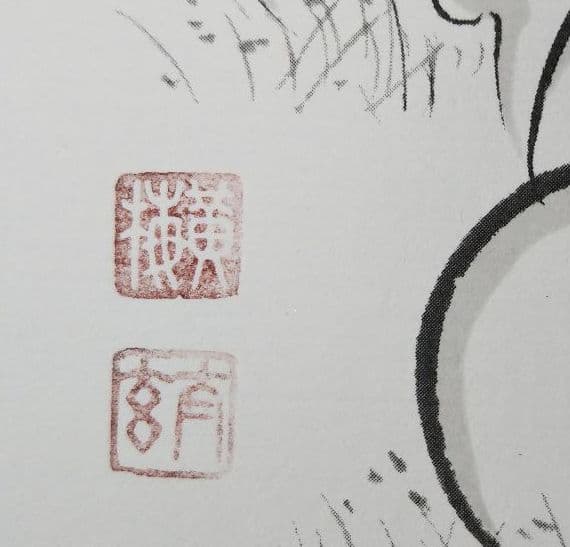 茶道具 色紙 大徳寺 黄梅院 小林太玄 兎走烏飛 干支 兎絵