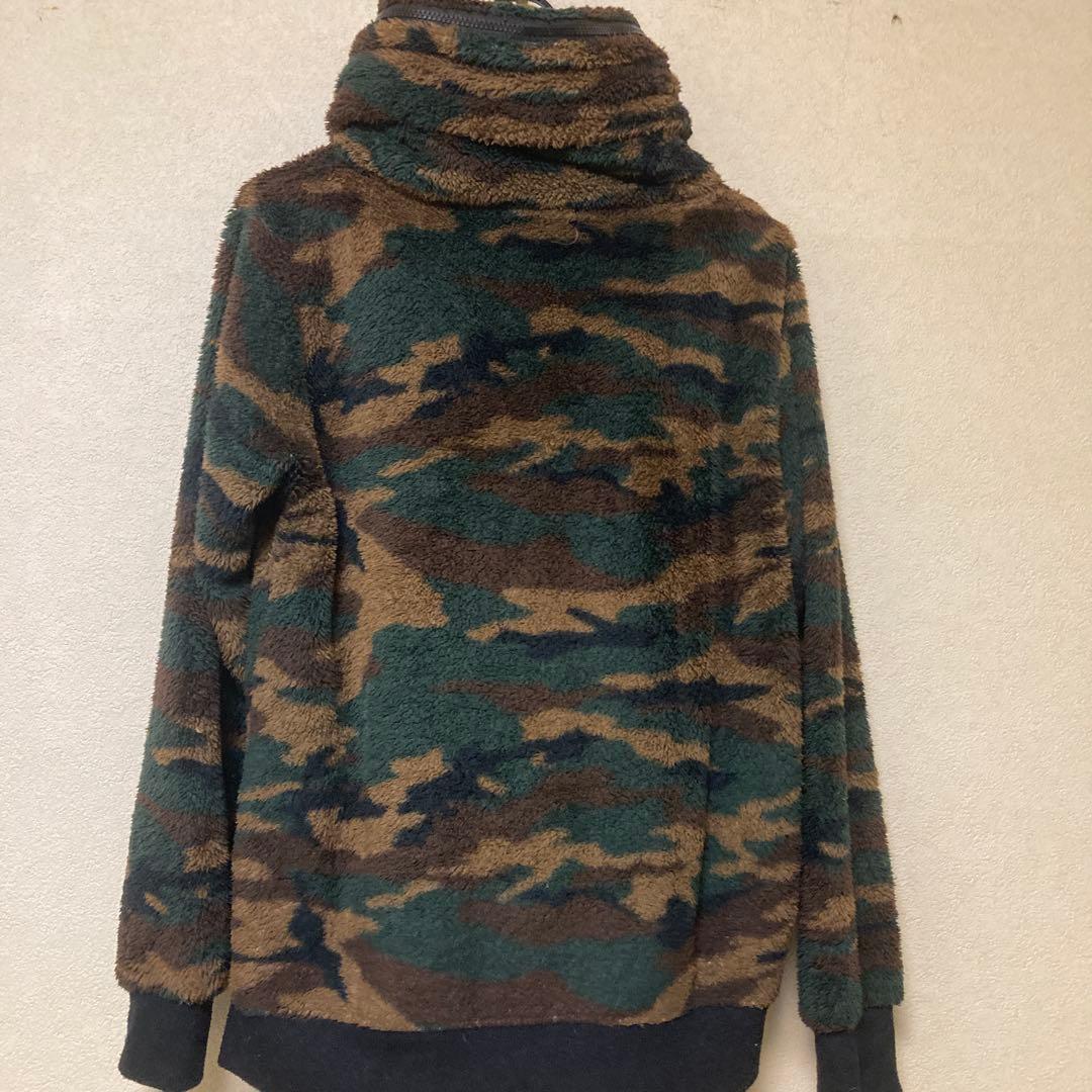 迷彩柄 フリースジャケット ハイネック - メルカリ