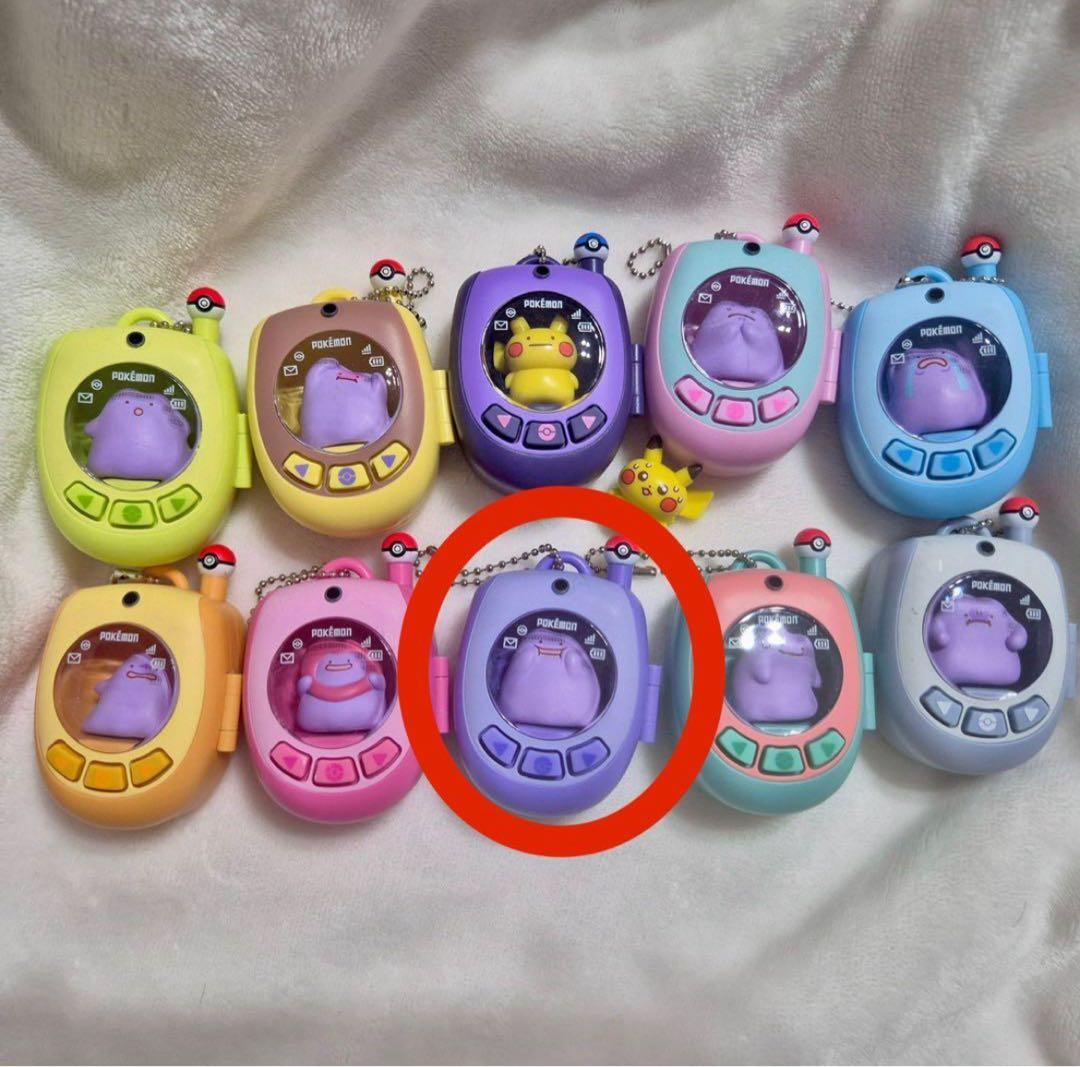 韓国限定】ポケモン ガチャ メタモン ガラケー キーリング⑧ - メルカリ